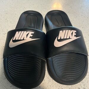 Nike Black Comfort Slides